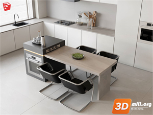Kitchen island Skp Files